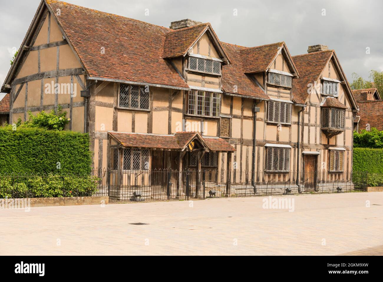 William Shakespear`s birthplace in Stratford upon Avon Warwickshire England UK. Stock Photo